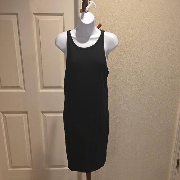 Old Navy Black Ribbed Sweater Dress - Picture 2 of 7